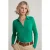 River Woods Green Buttoned V-neck T-shirt