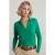 River Woods Green Buttoned V-neck T-shirt