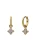 Lucardi Oorbellen ‘Statement’  goud