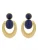 Luxenter Oorbellen ‘Euwil’  blauw