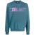 Diesel gestreept logo blauw sweatshirt