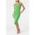 Forever New Rita Square Neck Bodycon Midi Chlorophyll