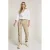 Para Mi corduroy high waist broek beige