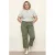 s.Oliver Curve capri jeans kaki
