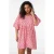 Zizzi gebloemde zomerjurk roze