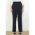 LOLALIZA flared regular waist pantalon donkerblauw