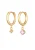 ELLI Oorbellen  goud / pink