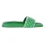 Valentino Garavani Rockstud Gequilte Slippers In Groene Leer