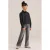 WE Fashion blouse met strass-steentjes – zwart