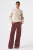 Donkerrode corduroy broek