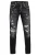 Jeansbroek “MINO” slim fit stretch destroyed broek