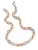 Orphelia Dames 925 Sterling Zilveren Ketting – Roze ZK-7160