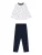 JACKY Nachtkledij  navy / zwart / wit