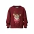 NAME IT MINI sweater met print – donkerrood