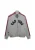 Superdry & Co Sweatvest ‘Athletic Essentials’  grijs gemêleerd / donkerrood / zwart