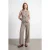 Hoge Taille Wijde Pantalon met Plissé