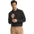 Zwarte polo met lange mouwen, regular fit en geborduurd Rigby Go-logo
