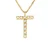 Collar ABC Diamonds 0,05 Cts LETTER “T” 18 karaats geel goud