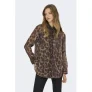 ONLY blouse met panterprint bruin