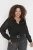 Trendyol Curve Dames Zwart Effen Lang Regular fit Grote maten Overhemden