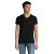 SOLS Heren Imperial V Hals T-shirt (Diep zwart)