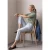 Shirt met col in geribbelde structuur
