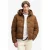 Superdry Jas Premium Hooded Cord Puffer Jacke M5012431a 1lb Dark Tobacco Brown Mannen
