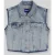 Hugo Blue regular fit cropped spijkerjackje