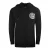 Cavalli Class grote cirkelontwerp zwarte hoodie met rits