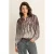 Expresso blouse met print – paars/goud