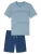 SCHIESSER Pyjama kort ‘Casual Nightwear’  blauw