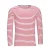 SOLS Heren Marine T-Shirt met lange mouwen (Wit/rood)