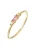ELLI PREMIUM Ring ‘Vintage’  goud / rosa / transparant
