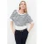 Caroll gestreepte top – wit