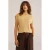 WE Fashion top met lurex goud