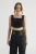 Vierkant Hals Corset Crop Top