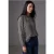 Street One Studio Dames Chiffon tuniek met ruches in Grijs