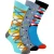 HS by Happy Socks – Heren 3-pack Klassieke Ruitpatroon Dress Socks – Ruit (Lichtblauw)