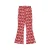 LEVV gebloemde flared broek – rood