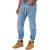 Enzo| Heren Denim Cuffed Jogger Jeans – Lichtblauw