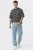Baggy Denim Broek met Koord Taille