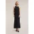 Motivi Long Dress With Back Cut-out Black
