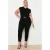 Trendyol Curve Dames Zwart Effen Skinny Hoge taille Grote maten Jeans