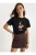 Geborduurd T-shirt met ronde hals