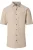 Redmond Casual Overhemd Korte mouw beige