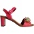 Dolce & Gabbana Fuchsia Leren Versierde Keira Sandalen Schoenen