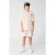 Shoeby T-shirt met backprint beige met textuur