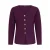 Ydence gebreid vest – aubergine