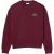 Lacoste Heren Fleece Loose Fit Sweatshirt (Bourgondië)