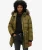 Superdry – Everest halflange pufferjas van imitatiebont – Dames – Gewatteerde jassen